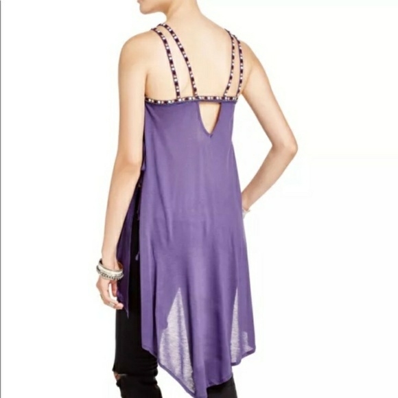 Free People Beaded & Embroidered Tank Top - Picture 2 of 4